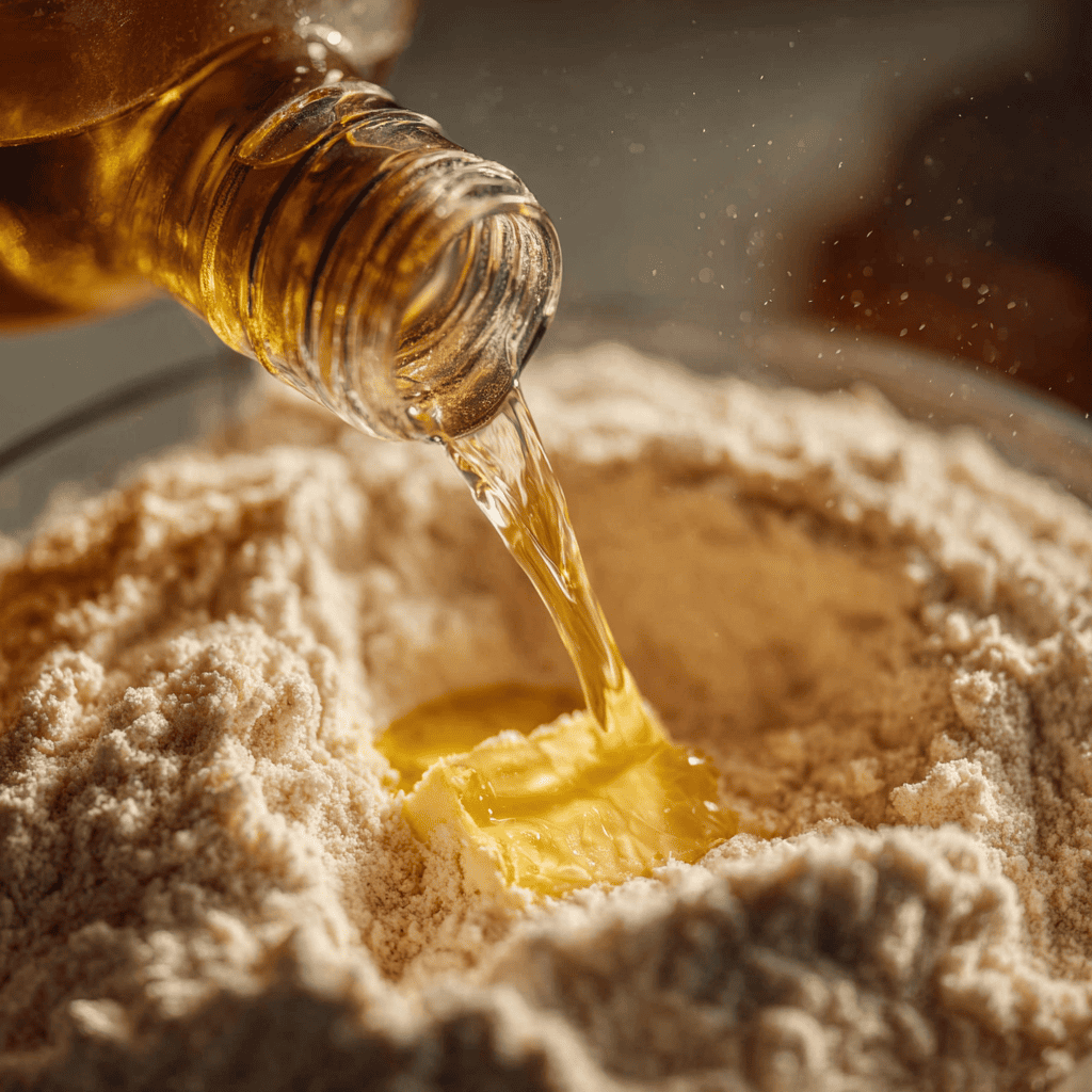 The Best Keto Bread Recipe (Soft, Fluffy & Easy to Make) 5 Keto bread recipe butter added to flour mix