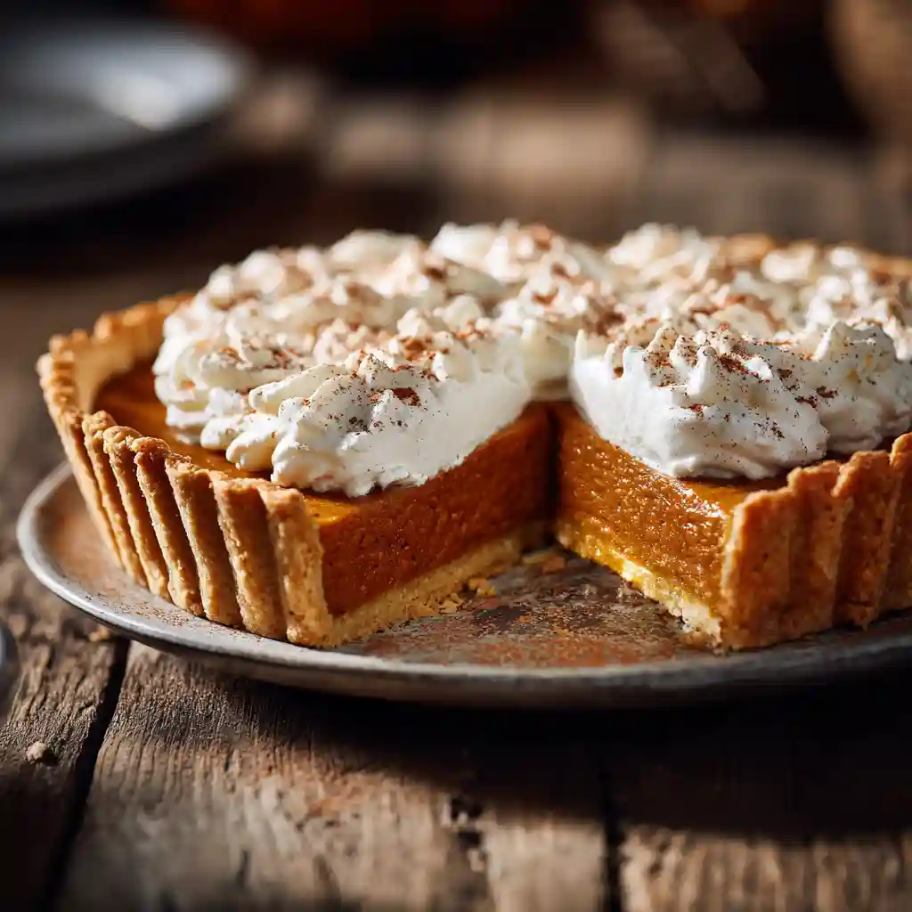 Best gluten free pumpkin pie recipe with creamy filling and flaky crust
