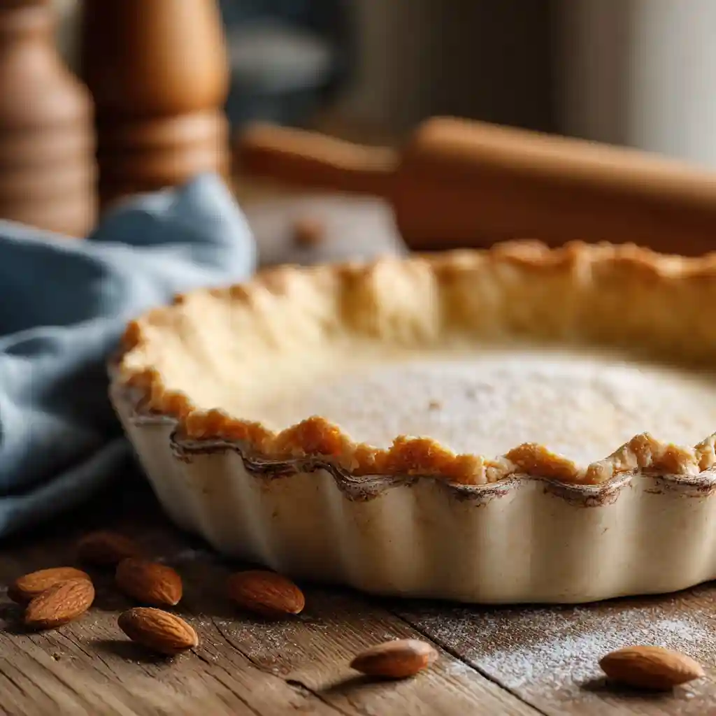 almond flour pie crust recipe featured